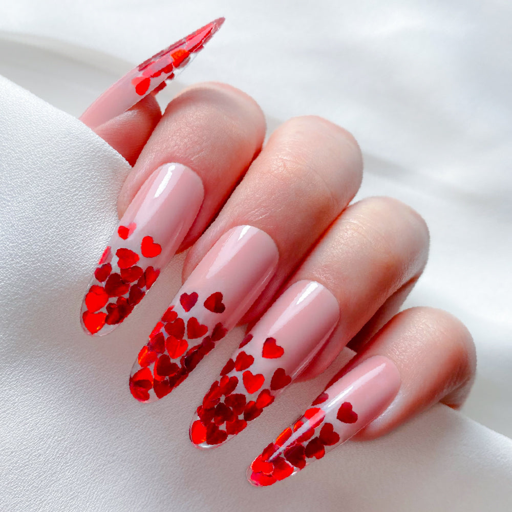 GLITTER XI-CORAÇÃO INOCOS VERMELHO, 1G