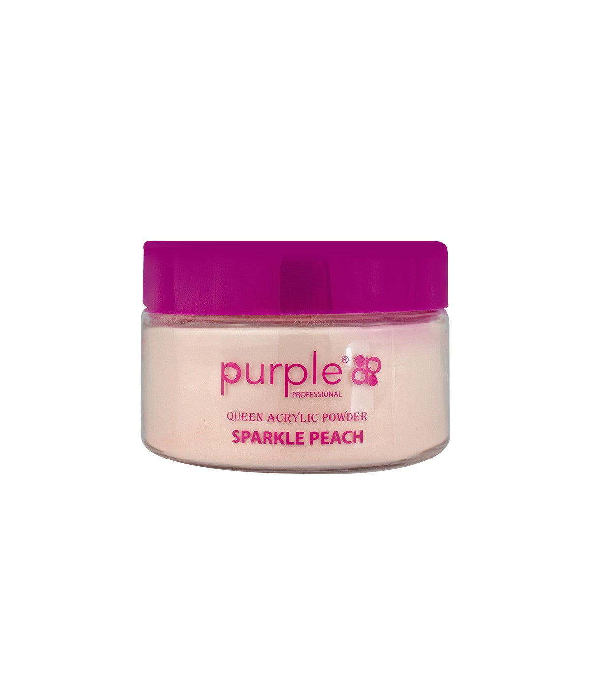 Queen Acrylic Powder Sparkle Peach 50gr