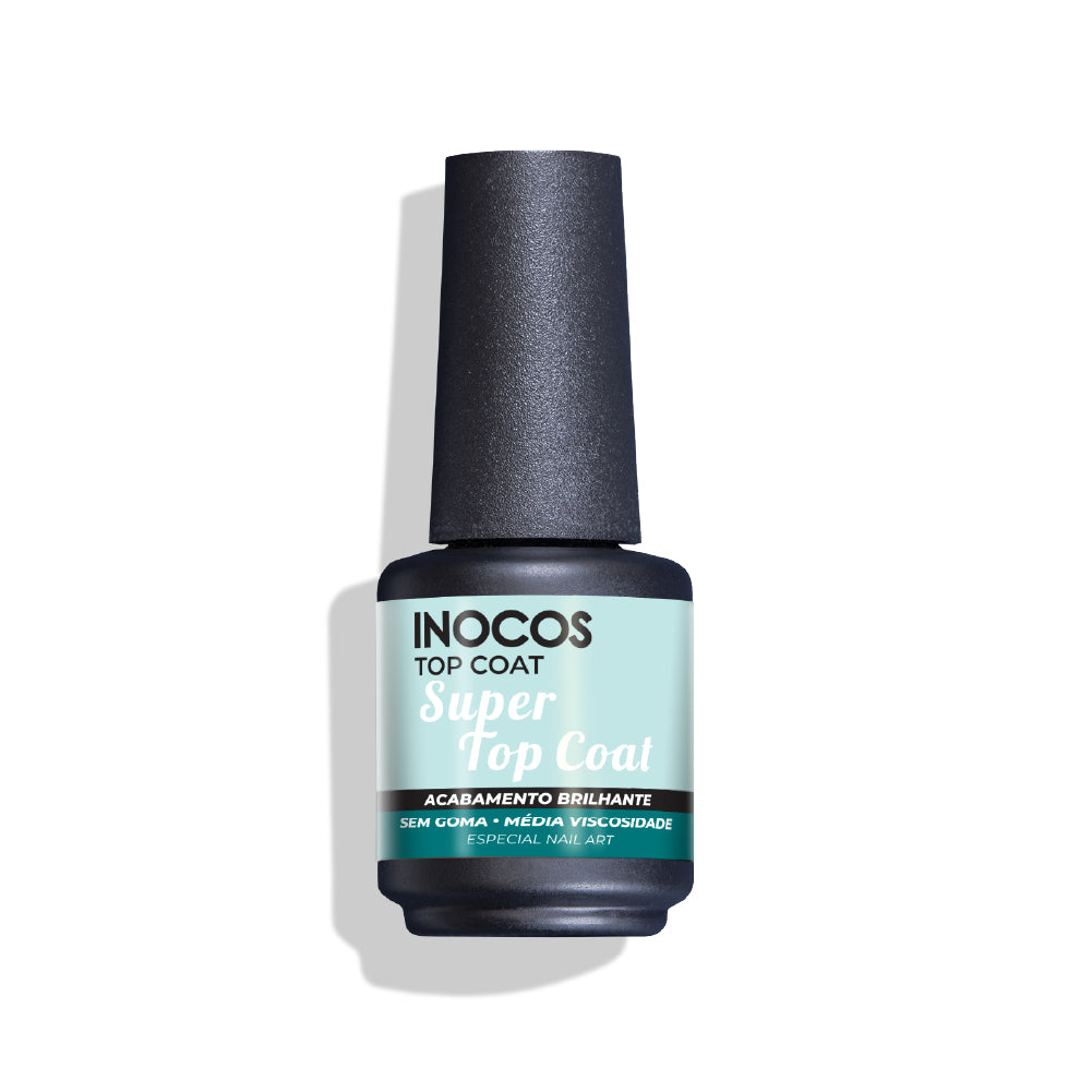 VERNIZ GEL INOCOS SUPER TOP COAT, 15ML