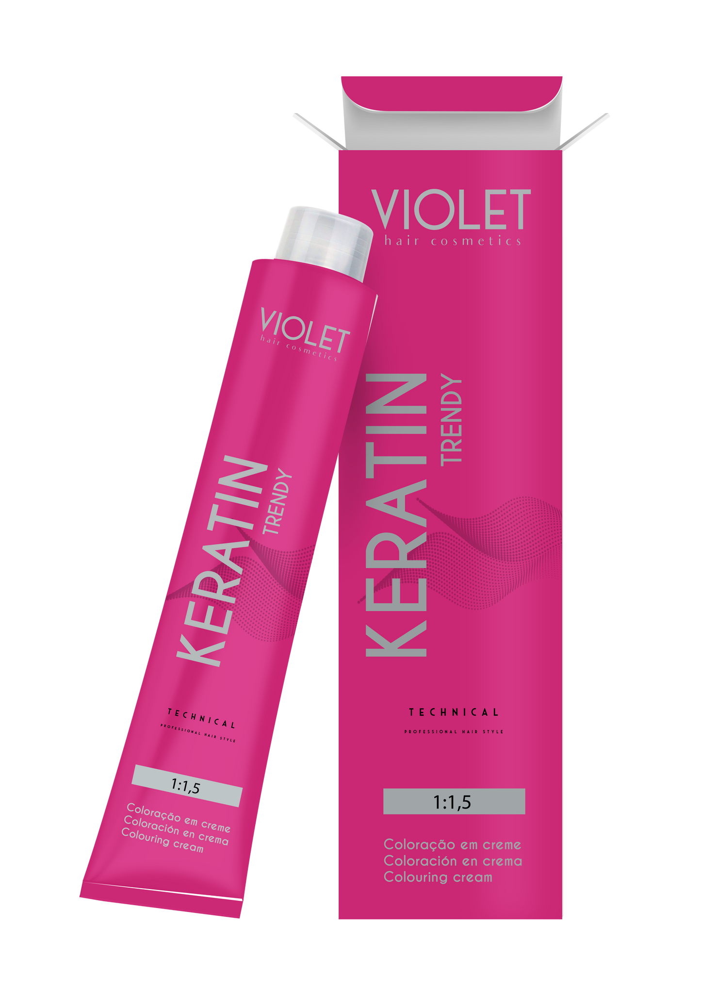 Tinta Violet Keratin Trendy 6.00 Louro Escuro Intenso