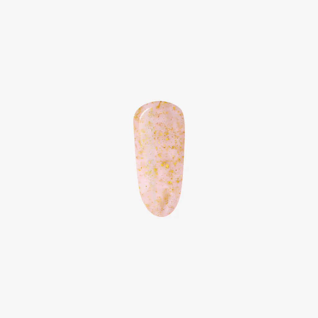 BIB - Builder in bottle pink with gold flakes 15ml