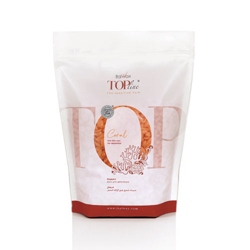 Cera Hot Film Granulada Top Line Coral 750gr Italwax