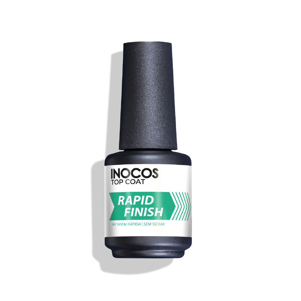 VERNIZ GEL INOCOS TOP COAT RAPID FINISH, 15ML