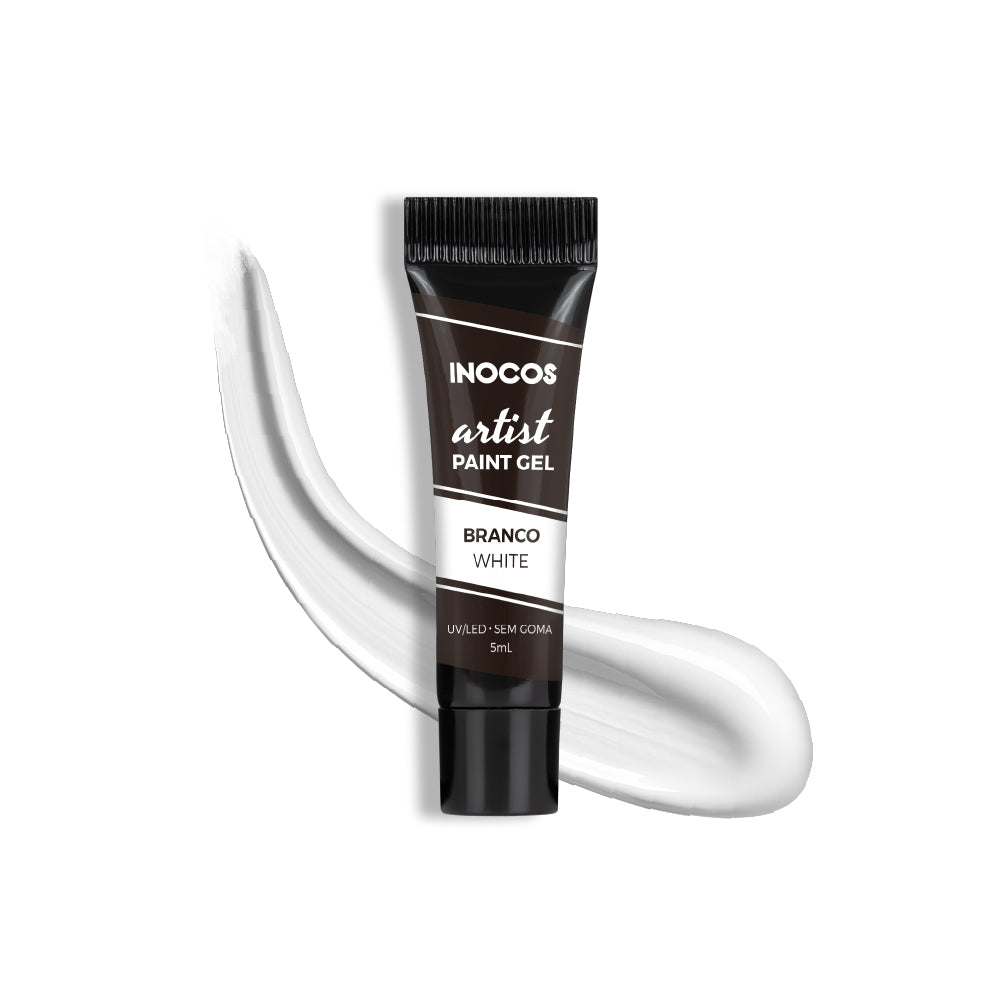 PAINT GEL ARTIST INOCOS BRANCO, 5ML