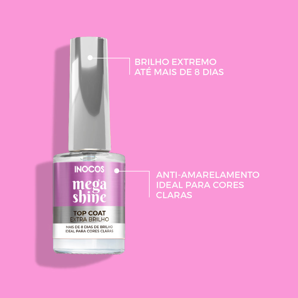 CARE & FINISH MEGA SHINE TOP COAT EXTRA BRIL, 11ML