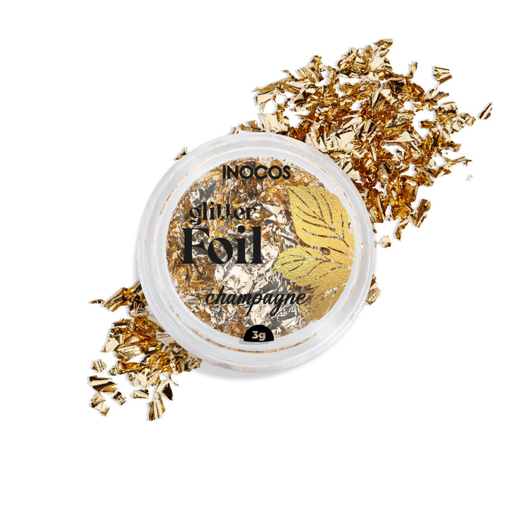 GLITTER INOCOS FOIL CHAMPAGNE, 3G