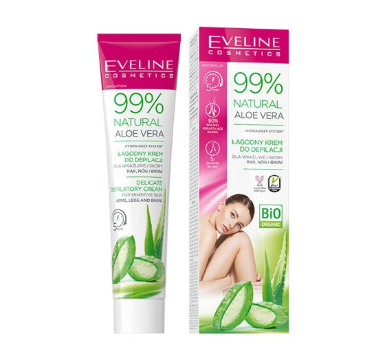 Depilatório em Creme – 99% Natural Aloé Vera Body Depilatory 125ml