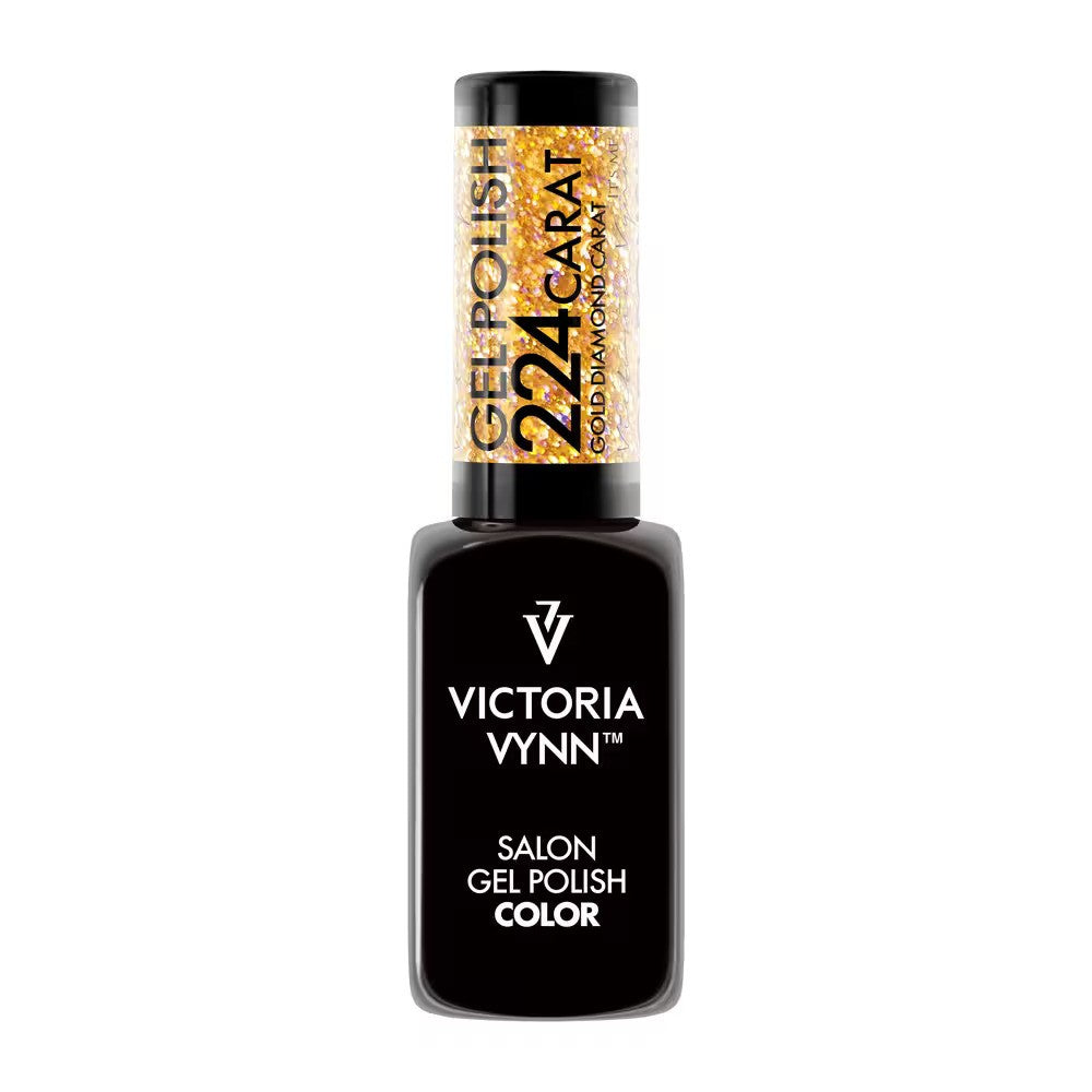 GEL POLISH 224 Carat Gold Diamond 8ml