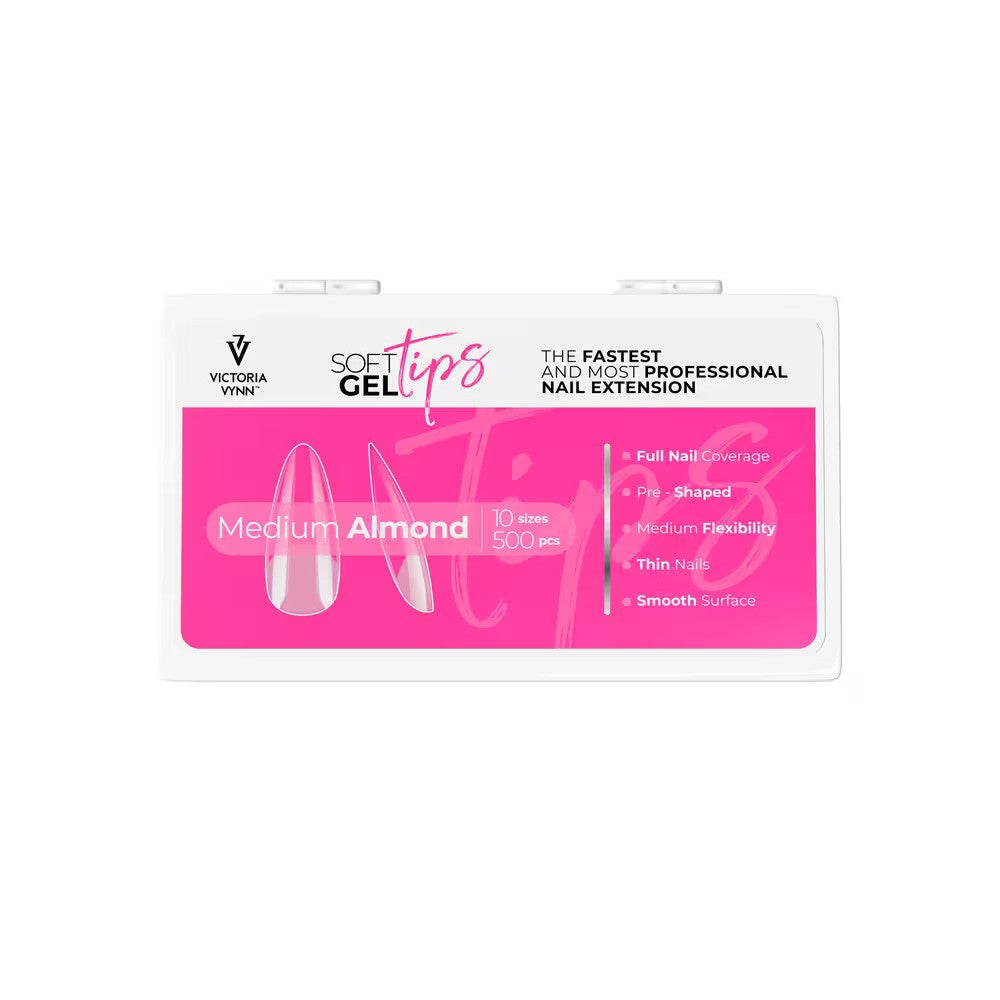 SOFT GEL TIPS Medium Almond