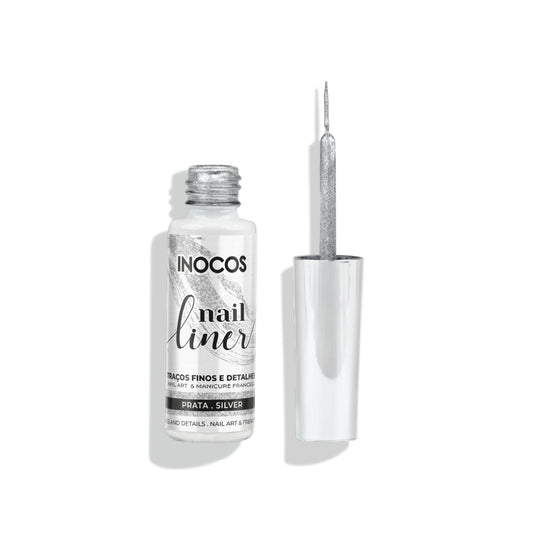NAIL LINER INOCOS PRATA, 8ML