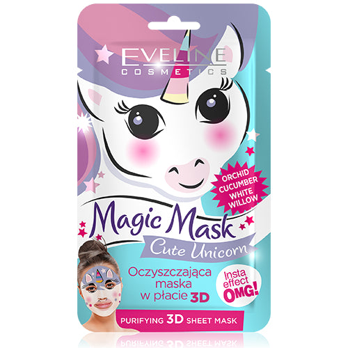 Máscara de Rosto – Cute Unicorn Magic Mask