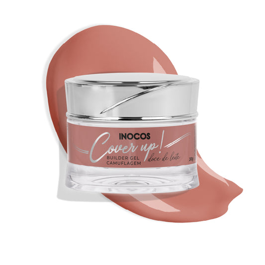 GEL CONSTRUÇÃO INOCOS COVER UP DOCE LEITE MV, 30G