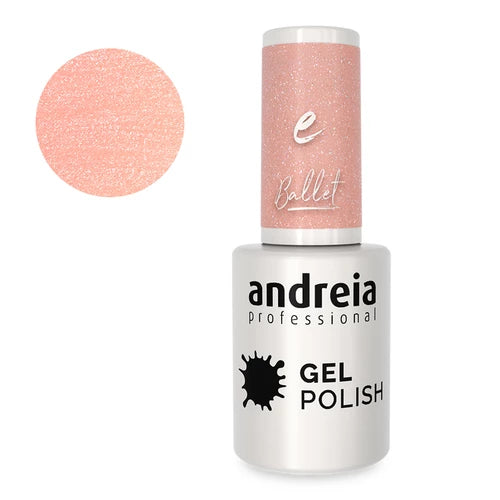 Andreia Verniz Gel Ba5 Glitter Nude