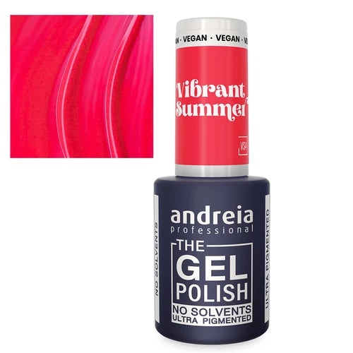 Andreia The Gel Polish Vs4 Rosa Néon