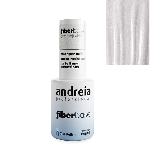 Andreia Fiber Base Glitter Soft White