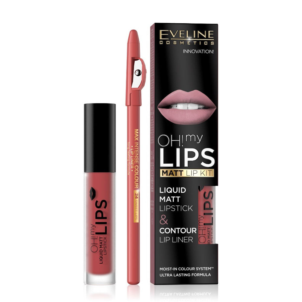 Gloss Mate – OH My lips Kit Gloss + Lápis Labial