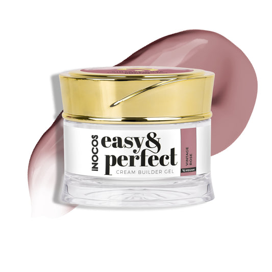 EASY & PERFECT INOCOS CREAM BUILDER GEL VINTAGE ROSE, 50G