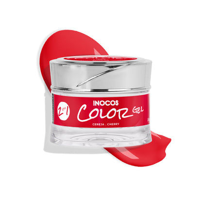 GEL CONSTRUÇÃO INOCOS COLOR GEL CEREJA, 30G
