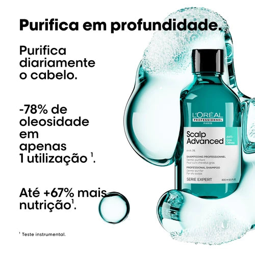 L’Oréal Pro Serie Expert Scalp Advanced Champô Para Cabelo Oleoso 300ml