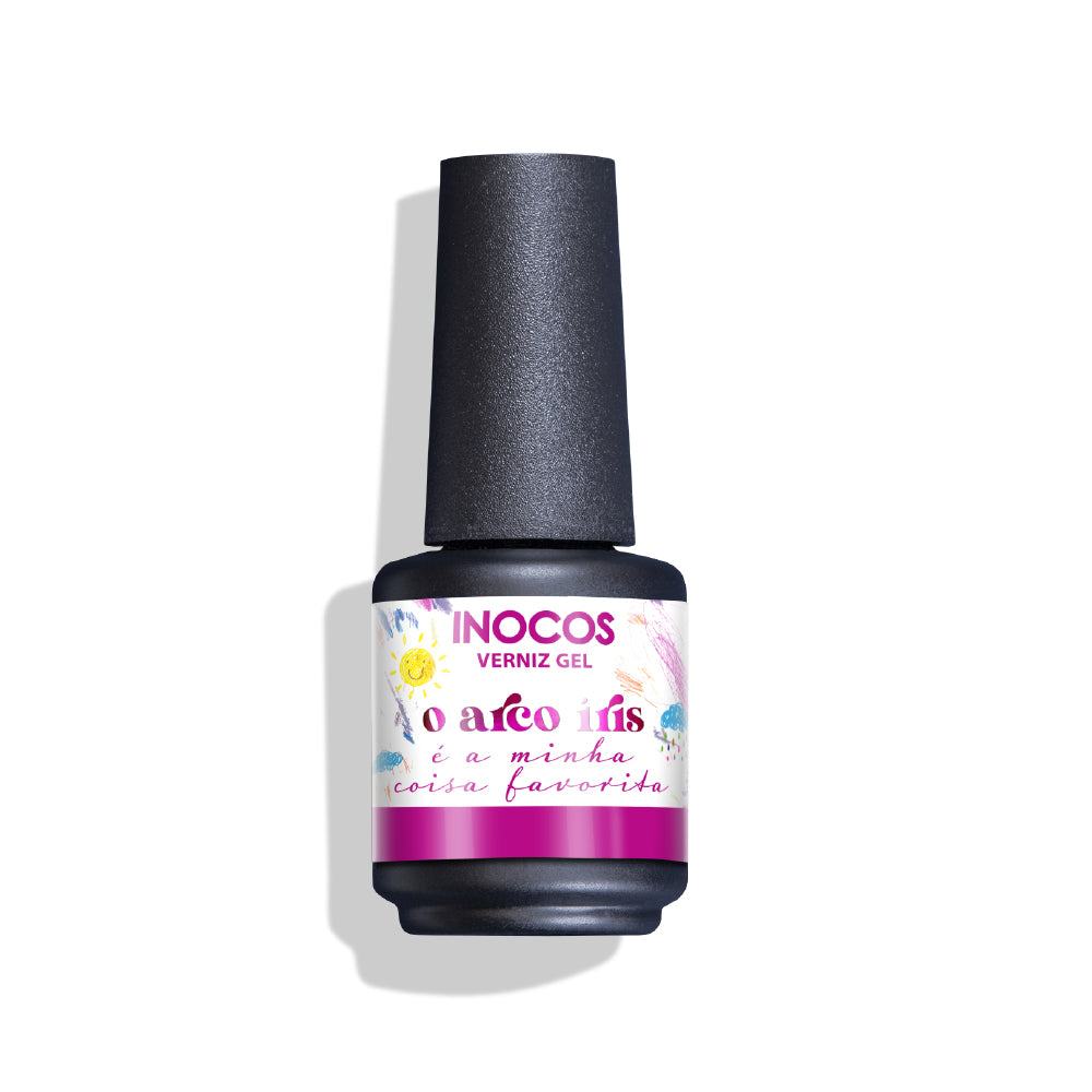 VERNIZ GEL ARCO ÍRIS É A MINHA COISA FAVORITA, 15ML