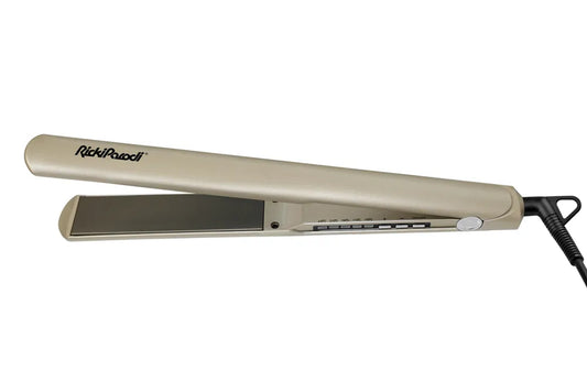 Prancha de Cabelo RickiParodi Ultraslim Pro S Dourada 230ºC