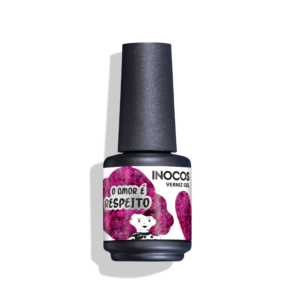 VERNIZ GEL INOCOS O AMOR É RESPEITO, 15ML