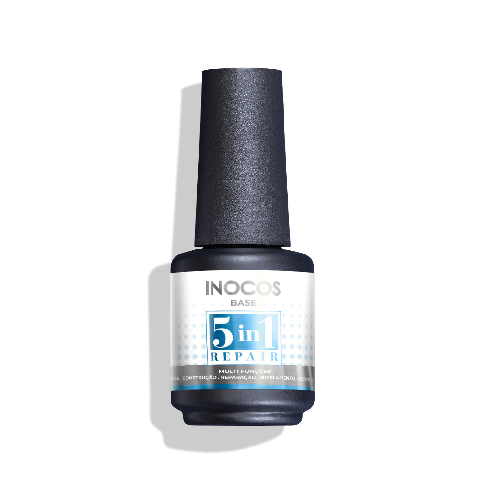 VERNIZ GEL INOCOS BASE 5 EM 1 REPAIR, 15ML