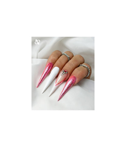 P2256 - Precious Coral Electric  glitter