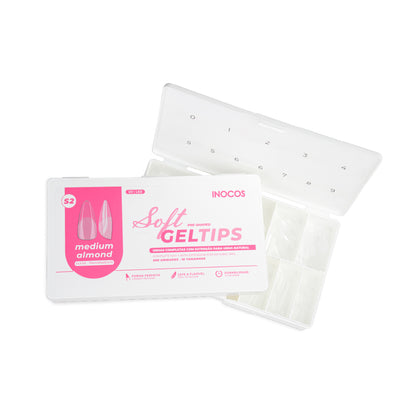 SOFT GEL TIPS INOCOS MEDIUM ALMOND (S2)