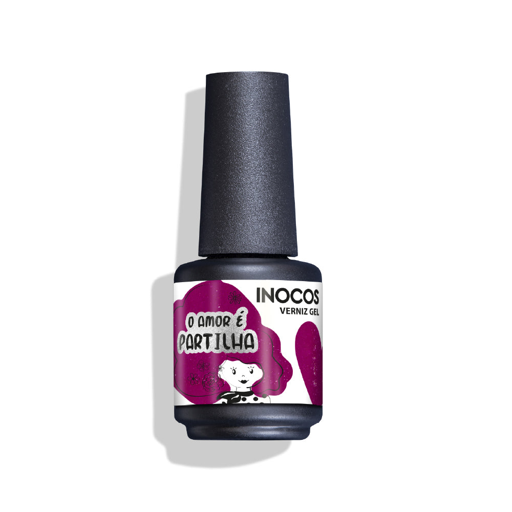 VERNIZ GEL INOCOS O AMOR É PARTILHA, 15ML