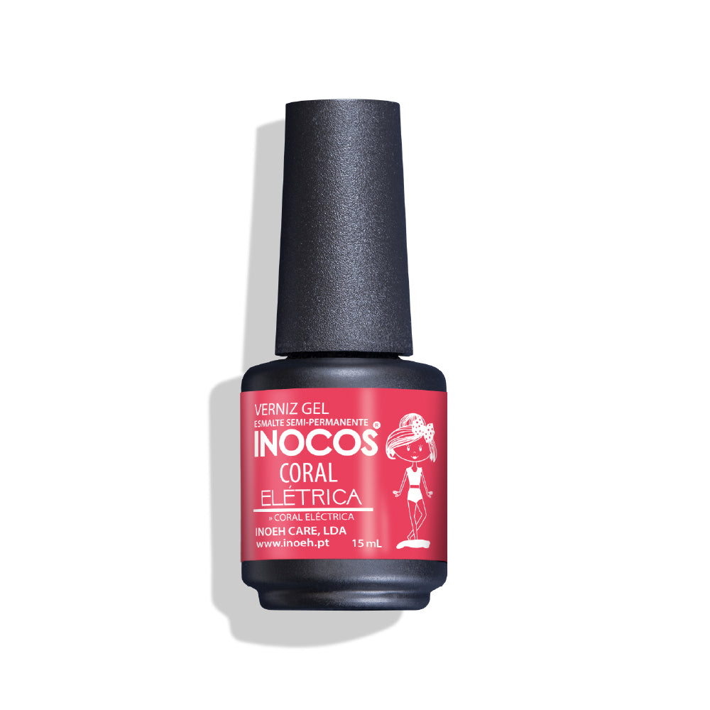 VERNIZ GEL INOCOS MARIA CORAL ELÉTRICA, 15ML