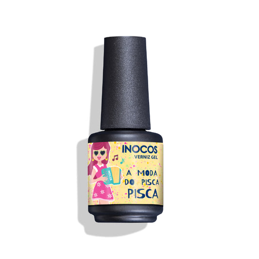 VERNIZ GEL INOCOS A MODA DO PISCA PISCA , 15ML