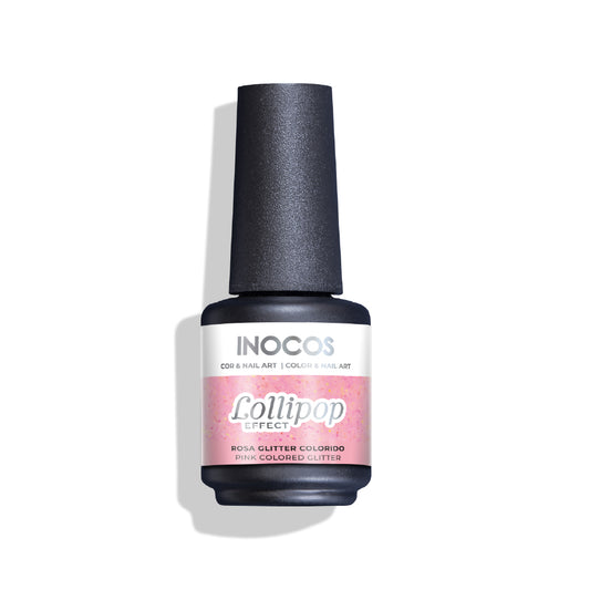 VERNIZ GEL INOCOS LP1 EFEITO LOLLIPOP ROSA, 15ML