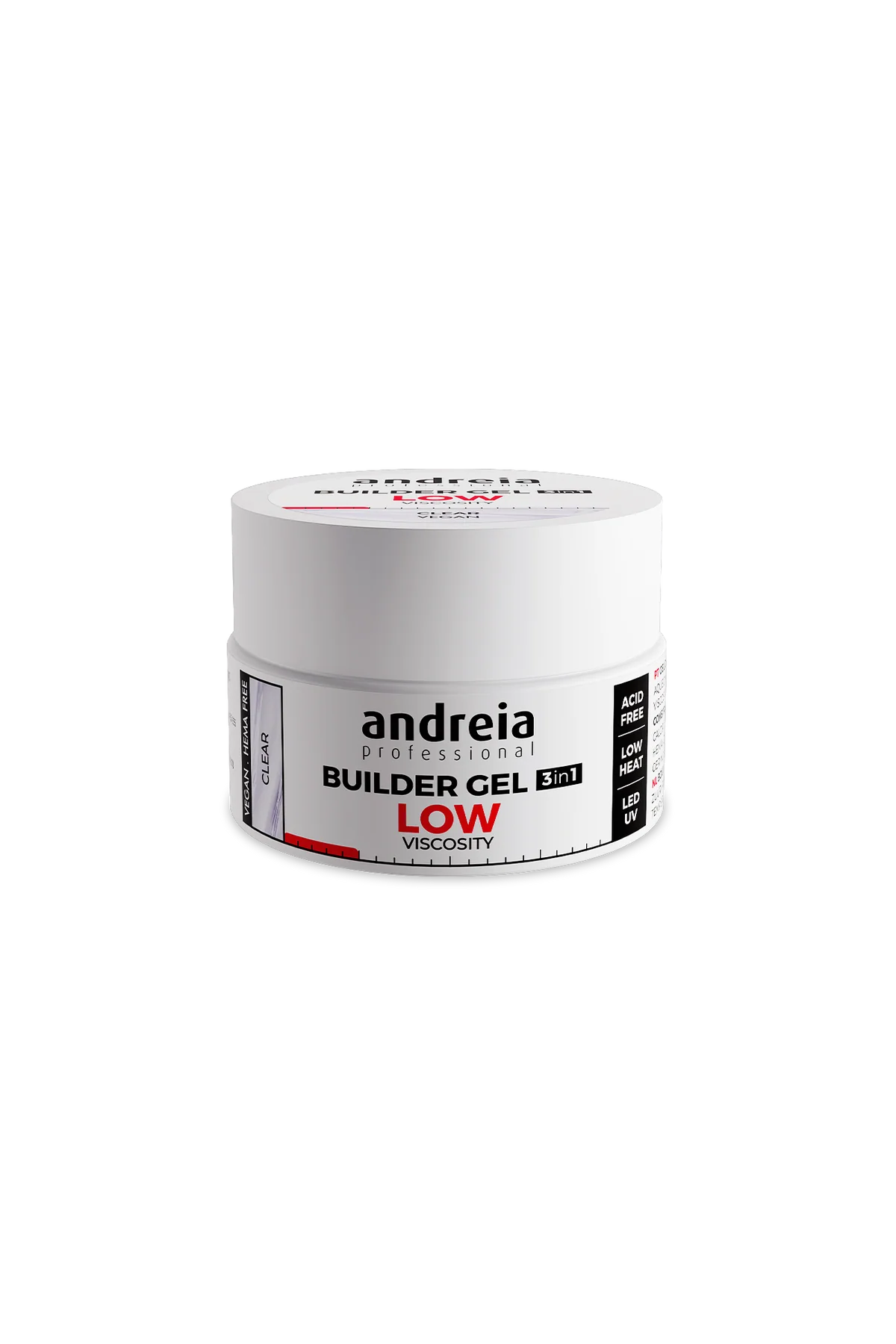 Builder Gel 3 in 1 - Clear (Low viscosity) 44gr
