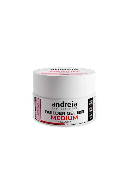 Builder Gel 3 in 1 - Soft Pink (Medium viscosity) 44gr