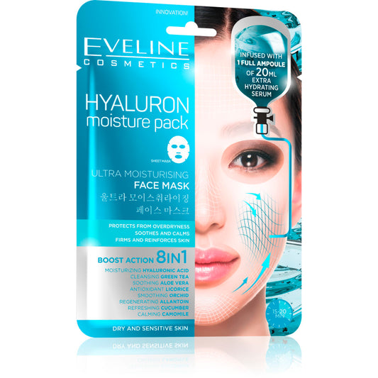 Máscara de Rosto – Hyaluron Ultra Moisturizing Face Sheet Mask