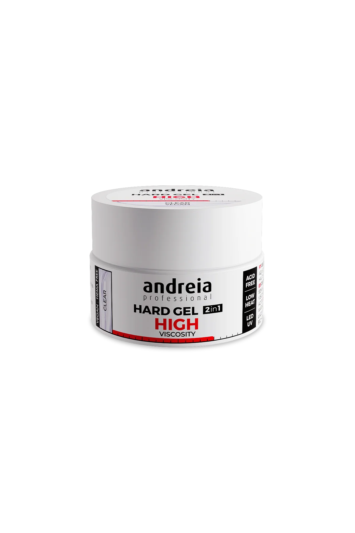Hard Gel 2 in 1 - Clear (High viscosity) 200gr