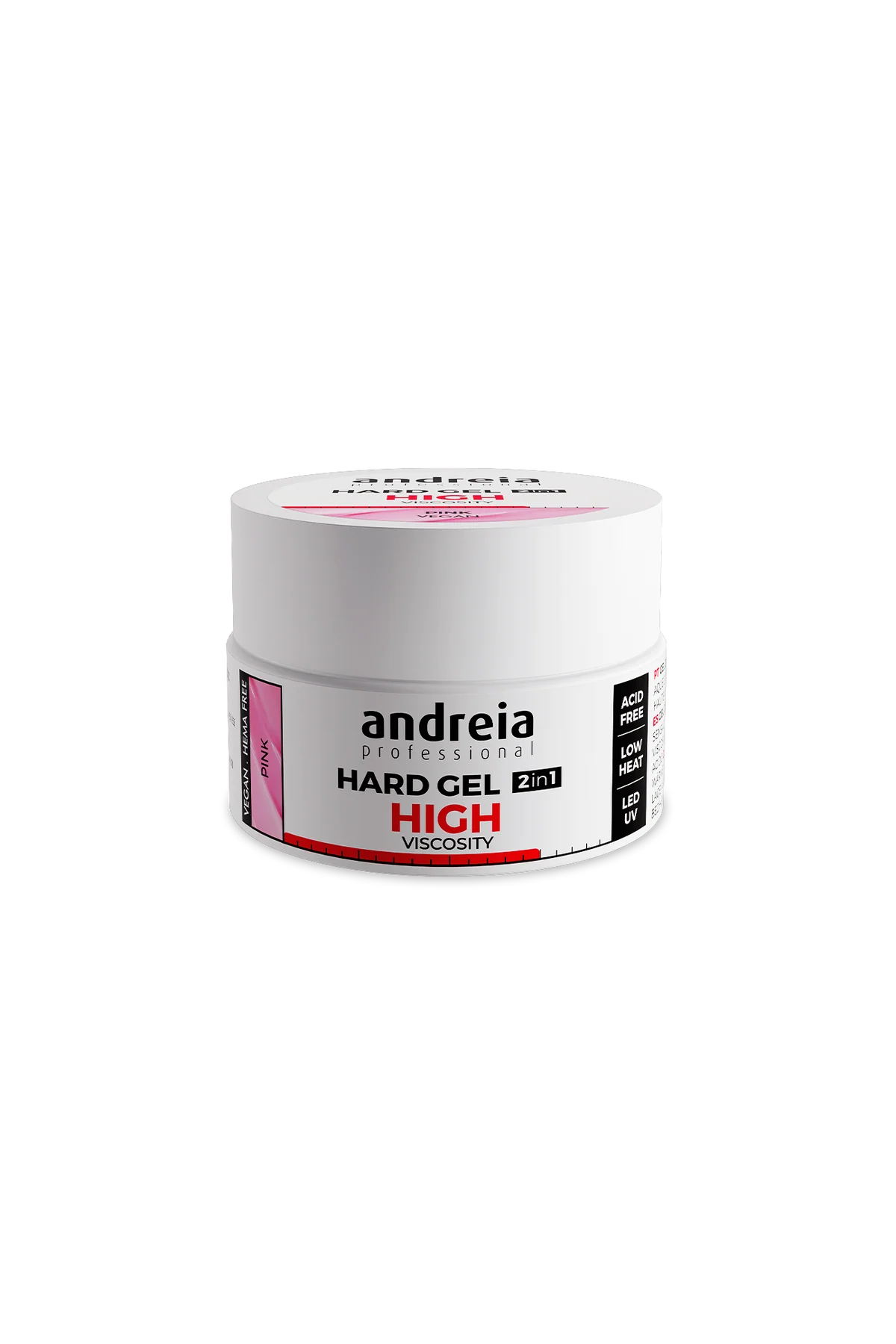 Hard Gel 2 in 1 - Pink (High Viscosity) 44gr
