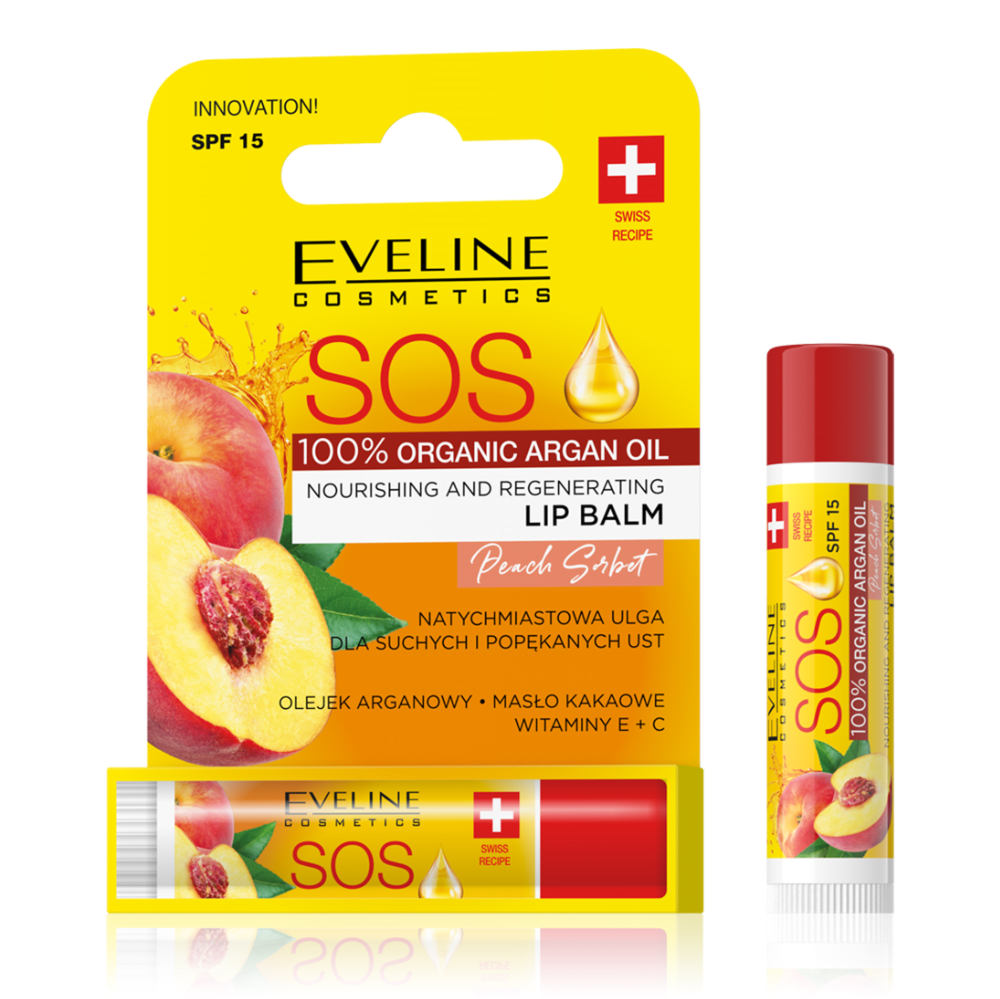 Bálsamo Labial – Lip Balm SOS Nourishing&Regenerating Peach Spf15