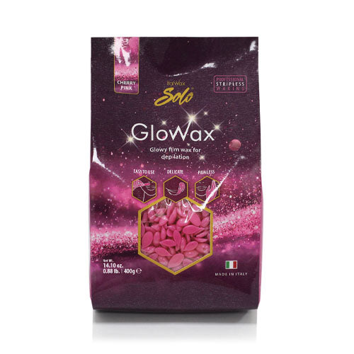 Cera Hot Film Granulada Cherry Pink Glowax 400gr Italwax