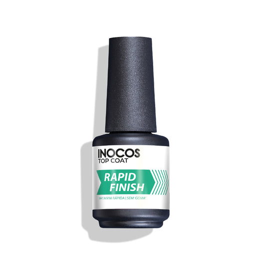 VERNIZ GEL INOCOS TOP COAT RAPID FINISH, 15ML