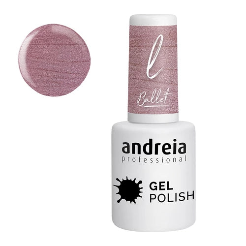 Andreia Verniz Gel Ba3 Glitter Rosa