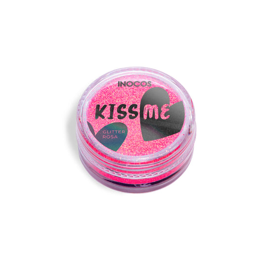 PÓ GLITTER INOCOS ROSA NÉON KISS ME, 3G