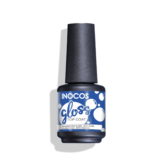 VERNIZ GEL INOCOS TOP COAT EXTRA GLOSS, 15ML