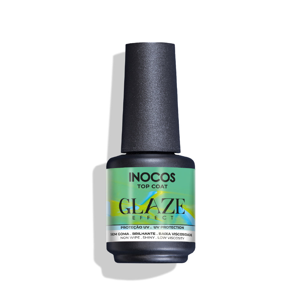 VERNIZ GEL INOCOS TOP COAT GLAZE EFFECT, 15ML