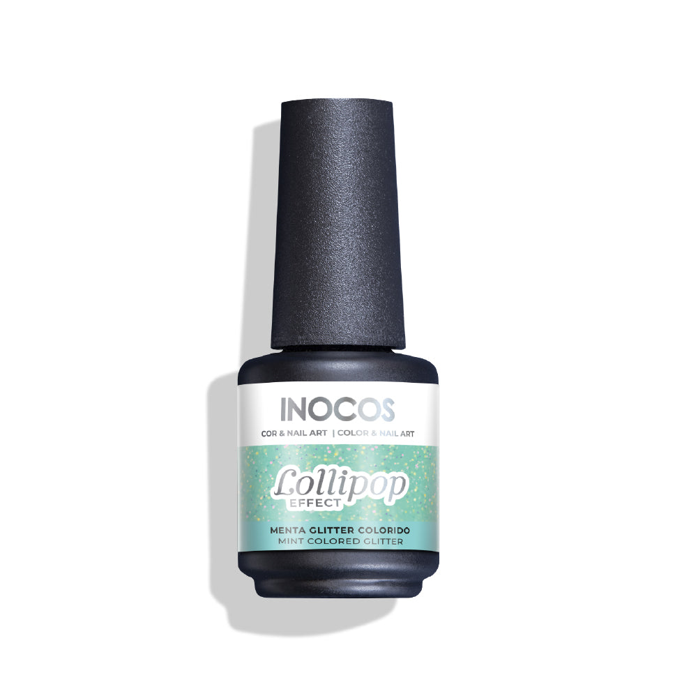 VERNIZ GEL INOCOS LP1 EFEITO LOLLIPOP MENTA, 15ML