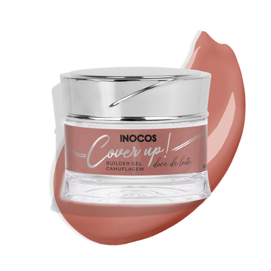 GEL CONSTRUÇÃO INOCOS COVER UP DOCE LEITE MV, 50G