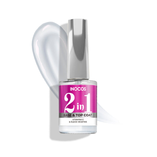 CARE & FINISH 2 EM 1 BASE & TOP COAT, 11ML