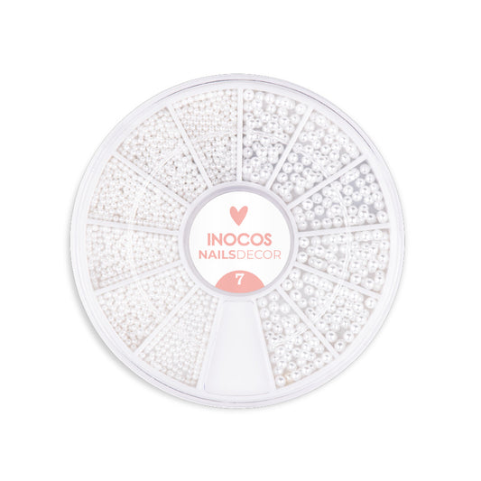 NAILS DECOR INOCOS NR 7 PEARLS