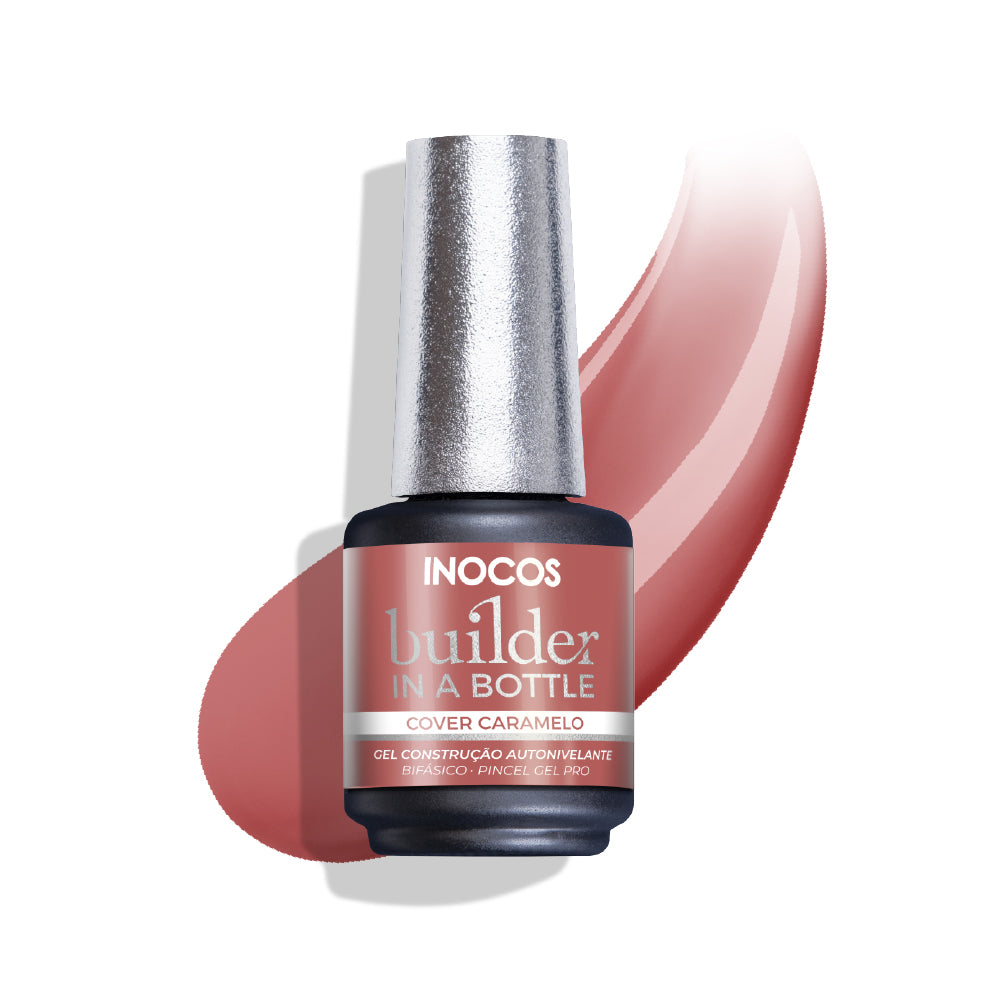 BUILDER IN A BOTTLE INOCOS COVER CARAMELO, 15ML